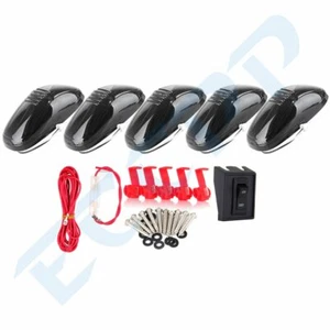 5x Amber 9 LED Cab marker Roof Lights+Wire kit For Dodge RAM 2500 3500 1999-2002 - Picture 1 of 7