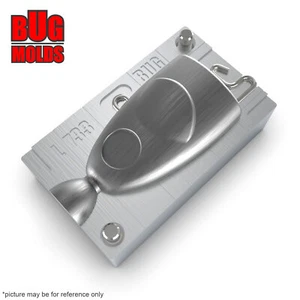 Angeln Sinker Mold AluminiumAngelform Köderherstellung Bleiformen BloodMinnow - Bild 1 von 3