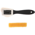 2pcs/set Leather Stain Cleaner Suede Shoe Brush 3 Side Cleaning BruzhB-wf G1