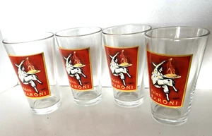 Set Four Libbey Pates Baroni Drinking Glasses Tumblers 6" - Picture 1 of 3