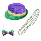  Mardi Gras Necklace Costume Outfits Festival Headwear Decors Clothing Decorate