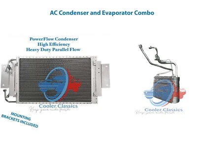 66 BUICK Skylark Special Olds F85 64 Parallel AC Condenser Evaporator AC1330PF - Image 1 of 2