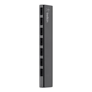 Belkin F4U041tt 7 Port USB Hub High Speed 2.0 USB-A Data Transfer Desktop Black - Picture 1 of 2