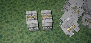 (12) Entrelec M 4/6 5116 Terminal Blocks & (2) 4 Gang Set for Common (43130-D3) - Picture 1 of 4