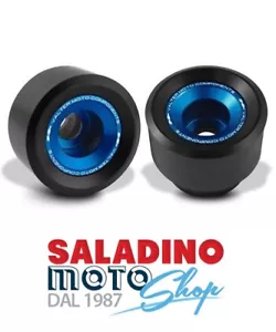 PROTEZIONI TELAIO TAMPONI TRACK BLU UNIVERSALI VALTERMOTO RPT0202 - Foto 1 di 3