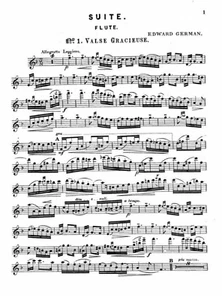 German - Suite - Flute/Piano Accompaniment Masters LM3304 - Picture 1 of 1