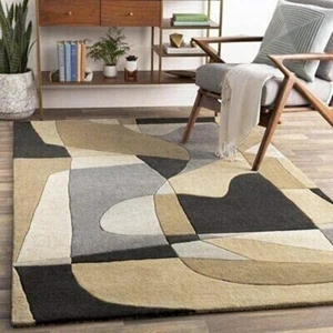 Alfombras de colección de exportación de diseño moderno hechas a mano para sala de estar - Imagen 1 de 3