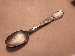 Cucchiaio souvenir vintage SSMC Sterling Indiana 5,25" capitale dello stato - Foto 1 di 12