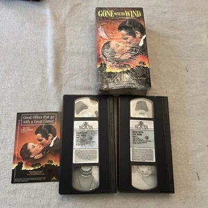 Gone With the Wind (VHS, 2-Tape Set, 1998) Clark Gable - Picture 1 of 3