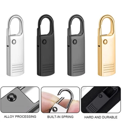 5x Reißverschlussanhänger Reissverschluss Reparatur Set Metall Ersatz Zipper Fix - Bild 1 von 4