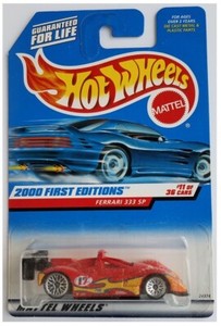  Hot Wheels 2000 First Editions Ferrari 333 SP (#11 of 36) Collector Car #071