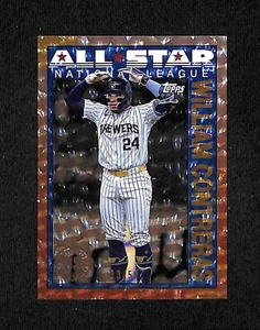 2025 Topps Series 2 William Contreras 1990 All Star /50 Cracked Ice #90AS-42 - Picture 1 of 2