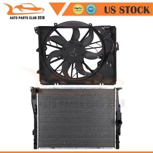 Radiator and Cooling Fan Assembly Fit for 2006 BMW 325xi 2007-2012 2013 BMW 328i