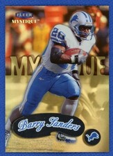 1999  Fleer Mystique #20 Barry Sanders Detroit Lions Near Mint to Mint