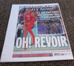 NY DAILY NEWS-8/12/24-OLYMPICS-USA BALONCESTO FEMENINO ORO+BÉISBOL-AARON JUDGE - Imagen 1 de 6