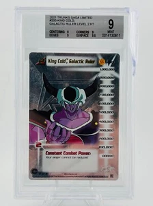1x DBZ CCG KING REGLA GALÁCTICA FRÍA LV2 ALTA TECNOLOGÍA 200 TRONCOS SAGA LIMITADA BGS 9 - Imagen 1 de 1