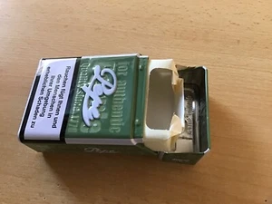 Blechschachtel , Zigarettenbox , " Pepe " , grün , 1Stück , mit Papier, leer - Bild 1 von 6