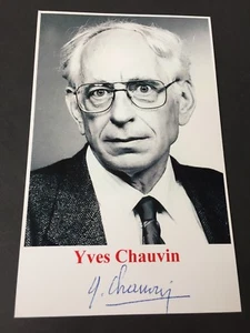 YVES CHAUVIN †2015 Nobelpreis für Chemie 2005 signiertes Foto 3,8x6 - Bild 1 von 1