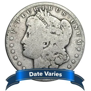 1878 to 1904 $1 Morgan Silver Dollar Good or Better G+ - Picture 1 of 2