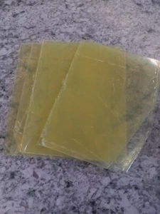 (4) Hoja de plástico PLEXIGLÁS 6" X 8" acrílico transparente artesanía hobby marco de fotos - Imagen 1 de 2