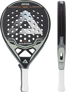 AMA Sport Carbon Fiber Tour Padel Racket - 12K White Color - EVA Foam Core - Picture 1 of 5