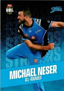 2019 2020 ADELAIDE STRIKERS BBL Cricket Card MICHAEL NESER - Picture 1 of 2