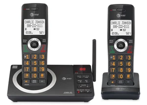 AT&T CL82218 2-Handset DECT 6.0 Cordless Phone w/ Answering System - Picture 1 of 10