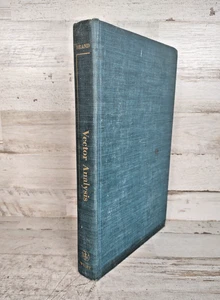 Vector Analysis by Louis Brand Mathematics Textbook Hardcover Wiley Vintage 1957 - Foto 1 di 8