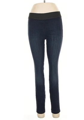 Leggings leggings de tiro bajo cintura elástica azul talla 29 Goldsign para mujer Foto 1 de 4