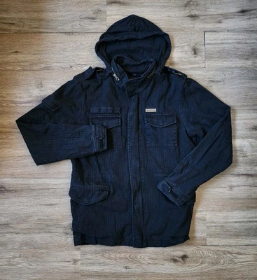 Vintage Y2K Element Skateboards Black Jacket Mens Large Full Zip Skater Grunge - Image 1 of 4