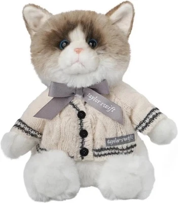 Cardigã álbum folclore Taylor Swift gato de pelúcia autêntico na mão - Imagem 1 de 3