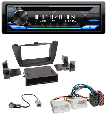 JVC Bluetooth MP3 USB DAB CD Autoradio für Hyundai Tucson (2010-2015) - Bild 1 von 4