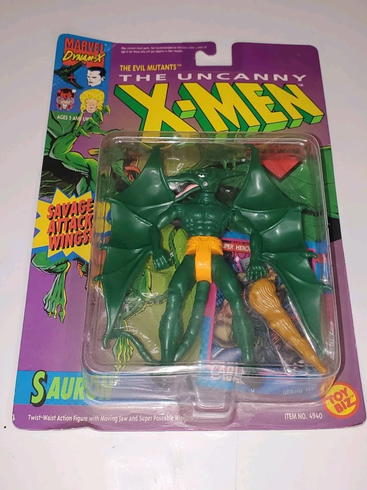 X-Men Evil Mutants Sauron 5" Figure Complete ToyBiz 49402 1992