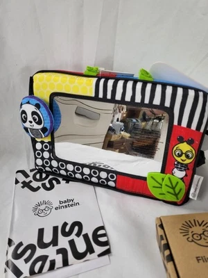 Espelho de atividade Baby Einstein flip para piso de arte com cartões Take Along - Imagem 1 de 3