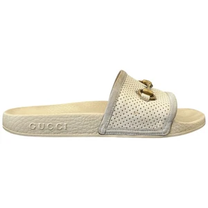 Gucci scivoli donna Horsebit beige EU 38 / UK 5 - Foto 1 di 16