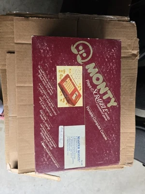 Master Monty Plays Scrabble Portable Computer Console - Tested & Works - Image 1 of 4