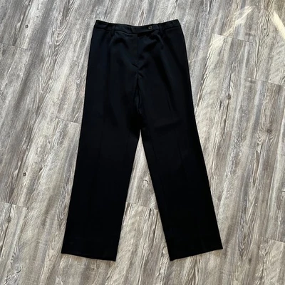 Prada Italy Black Wool Tailored Trousers Size 42 - Image 1 of 4