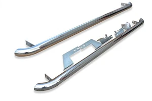 Side Bars For Nissan Juke 2011-2019 4x4 Curved Stainless Steel Chrome Accessory - Picture 1 of 6