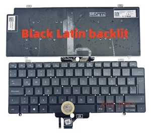 Latin Backlight Keyboard for Dell Latitude 7410 2 in 1,0NXX78 NSK-QRABCTeclado - Picture 1 of 3