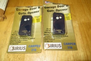 Juego de 2 Micro Llaveros Remotos Abridores de Puerta o Puerta de Garaje con Linterna, Azul - Imagen 1 de 4