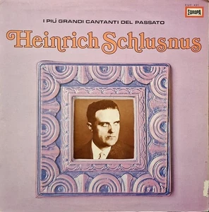 Heinrich Schlussnus - Die größten Sänger der Vergangenheit - LP - Bild 1 von 3