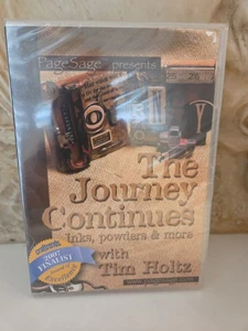 PageSage The Journey Continues with Tim Holtz Inks, Powders & More DVD - Picture 1 of 2