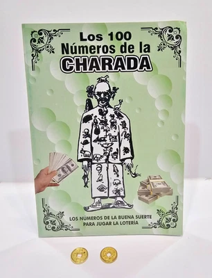 LOS 100 NUMERO DE LA CHARADA LIBRO / CHARADE NUMBER BOOK INCLUYE AMULETO - Image 1 of 3