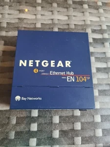 Bay Networks Netgear Hub EN104 TP 10 MBPS 4 port uplink button ethernet switch - Photo 1/1