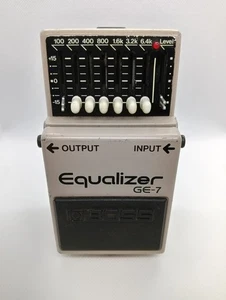 Boss Equalizer GE-7 Effektpedal für Gitarre - Made in Taiwan - Vintage - Bild 1 von 7