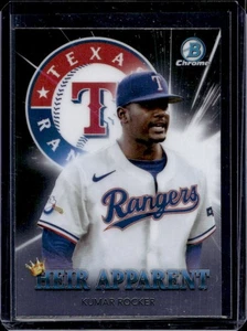 2022 Bowman Draft Kumar Rocker Heir Apparent #HA-3 Rangers - Picture 1 of 2