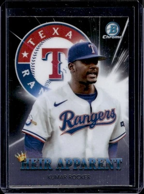 2022 Bowman Draft Kumar Rocker Heir Apparent #HA-3 Rangers - Image 1 of 2