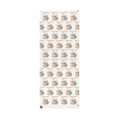 First Birthday Grandson Wrapping Paper - Image 1 of 4