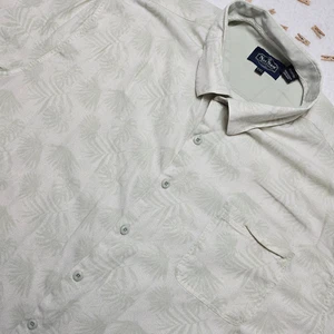 Nat Nast Luxury Originals Herren Hawaiihemd Größe 2XL Beige Palmen Kurzarm - Bild 1 von 16