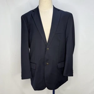 Paul Fredrick Blazer Sport Mantel Herren Größe 43R Schwarz Jacke - Bild 1 von 20